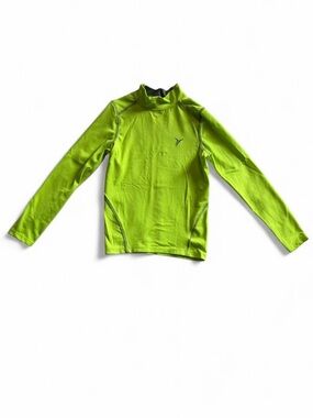 Old Navy Boys Active Go-Warm Compression Shirt Size S (6/7) Neon Green